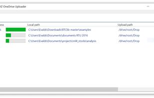 OneDrive Uploader YellowRobot.XYZ screenshot 1