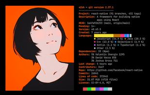 Onefetch screenshot 1
