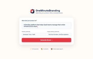 OneMinuteBranding screenshot 1