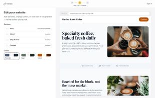 Step 2: Edit website