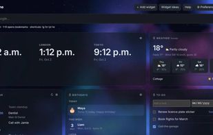 Your own background picture behind see-through widgets