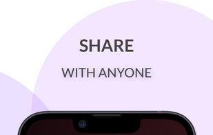 Share whole event by link or QR code.