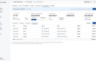 onesuite time & expense feature
