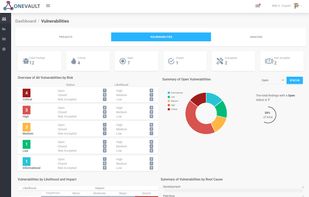 There are a number of different dashboard views available to users that include project overviews, finding breakdowns of vulnerable assets and environments and views that allow you to analyse and filter through data to find whats critical, in what environment and how that it important to you.