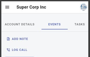 Account Events on Mobile