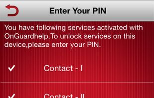 OnGuardHelp screenshot 2