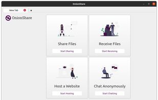 OnionShare screenshot 1