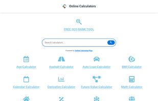 Online Calculator Plus