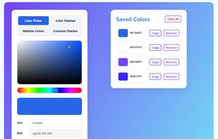HEX color picker