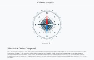 Online Compass screenshot 1