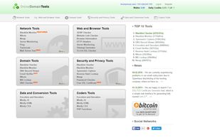 Online Domain Tools screenshot 1