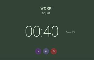 Online Interval Timer screenshot 1