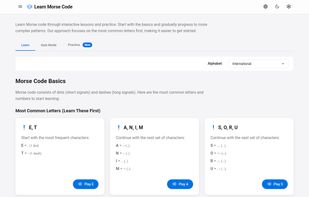 Online Morse Code Translator screenshot 2