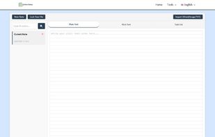 Online notes screenshot 1