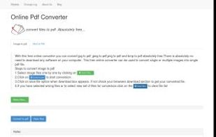 Online PDF Converter screenshot 1