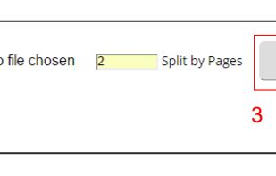 OnlineFreeware PDF Split  screenshot 1