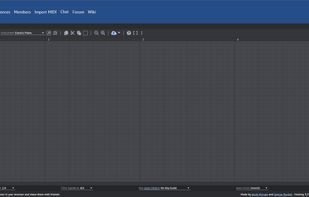 The default layout of Online Sequencer.