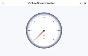 Online Speedometer screenshot 1