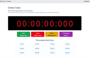 Online-Timer.me screenshot 1