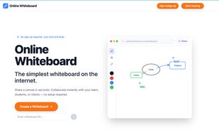 Online Whiteboard screenshot 1