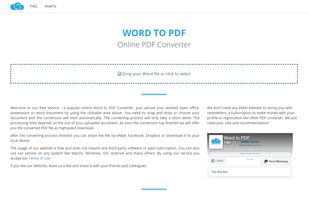 Word to PDF Converter screenshot 1