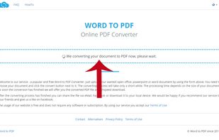 Word to PDF Converter screenshot 1