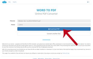 Word to PDF Converter screenshot 3