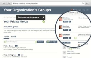 OnlineGroups.net screenshot 1