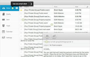 OnlineGroups.net screenshot 2