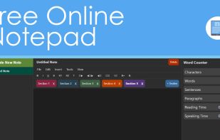 Online Notepad screenshot 1