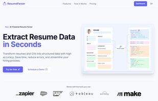 Resume Parser screenshot 1
