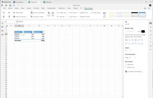 OnlyOffice 9.3 Spreadsheet running in Windows 11