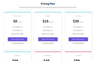 social wall price - onstipe