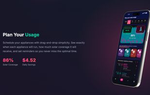 Plan solar usage