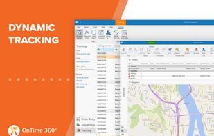 Track drivers, routes, and orders in OnTime Dispatch.