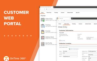 The Customer Web Portal makes order entry fast and easy for your customers and gives them a place to track orders and pay invoices.
