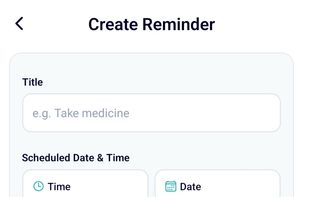 the on-device reminder feature, a second distinct capability beyond scheduled calls
