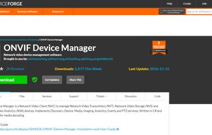 ONVIF Device Manager screenshot 1