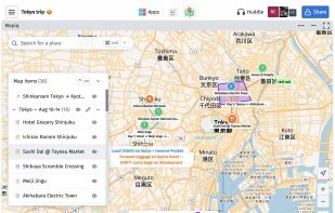 Make your own unique maps for collections, trips, real-estate, prospecting etc.