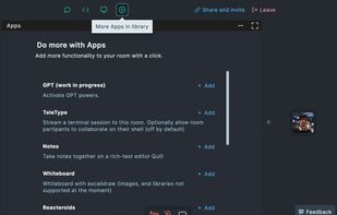 Add apps to your space with a click