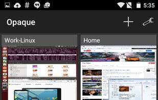 Opaque screenshot 1