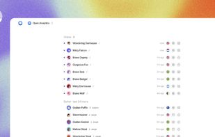 Open Analytics screenshot 2
