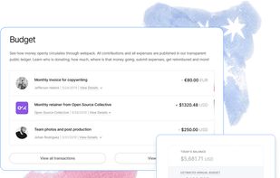 Open Collective screenshot 1