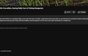 Embeding a comment section in a youtube video where comments are disabled .