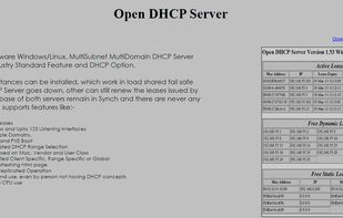 Open DHCP Server screenshot 1