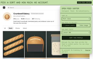 Open Feed Sorter screenshot 1