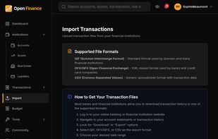 Open-Finance screenshot 2