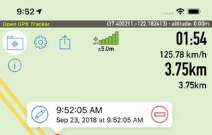 Open GPX Tracker screenshot 1