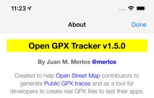 Open GPX Tracker screenshot 2