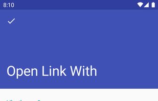 Open Link With screenshot 1